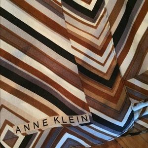 Anne Klein pure silk scarf